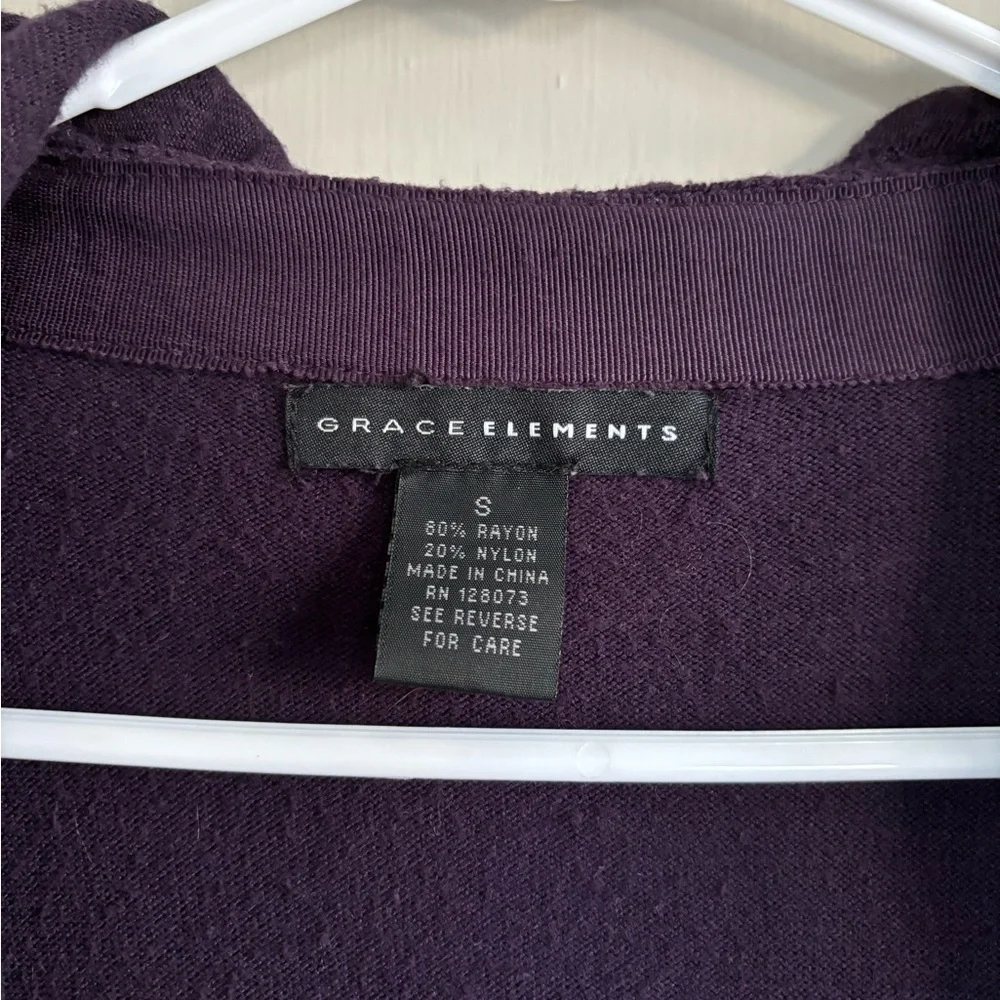 Purple Ruffle Sweater - Picture 4 of 5